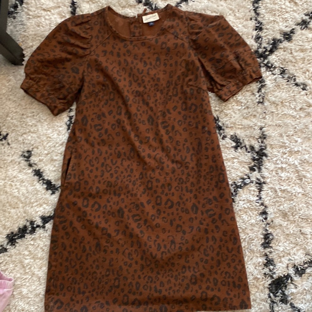 Leopard print dress